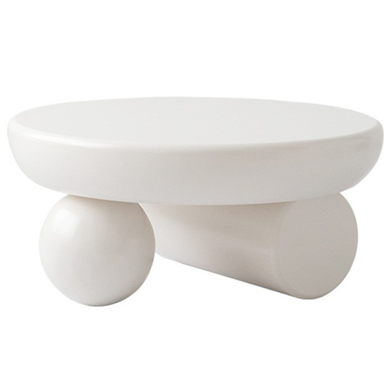 Кофейный стол Pugh Coffee Table Белый Кофейный стол Pugh Coffee Table Белый в Грозном | Loft Concept