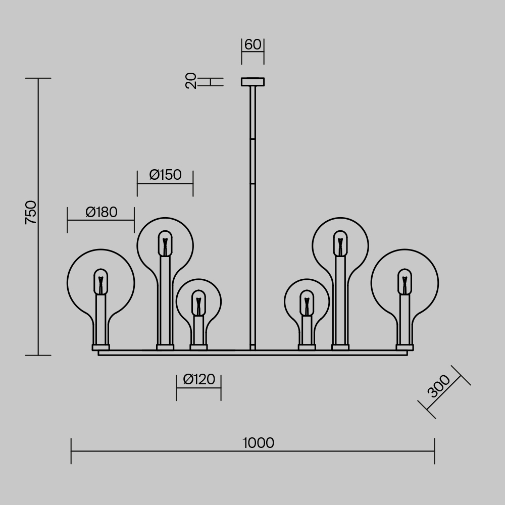Люстра подвесная Status Е14 в Грозном