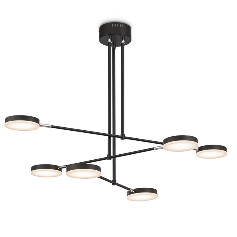 Люстра Maxine Light Chandelier 89 Черный Белый Люстра Maxine Light Chandelier 89 Черный Белый в Грозном | Loft Concept