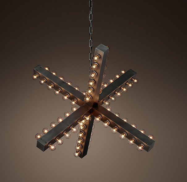 Люстра Nero Chandelier 97 Черный Люстра Nero Chandelier 97 Черный в Грозном | Loft Concept