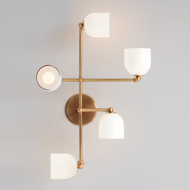 Бра Edie Sconce white Латунь Белый Бра Edie Sconce white Латунь Белый в Грозном | Loft Concept