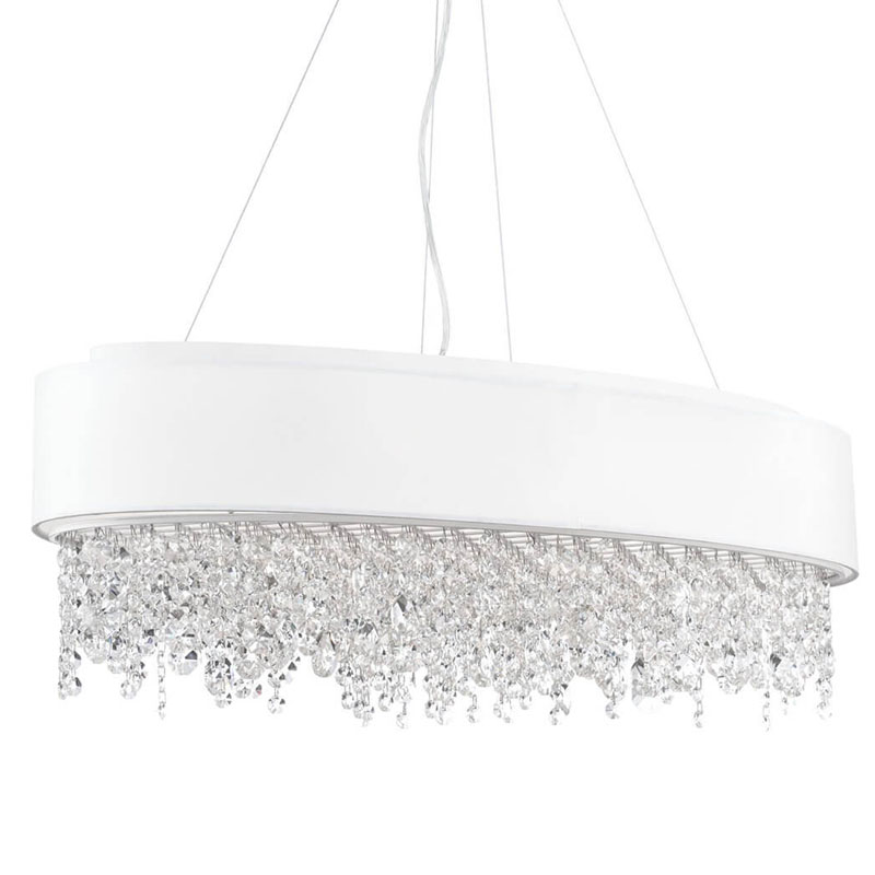 Люстра Maurin Diamond Rain Chandelier Белый Люстра Maurin Diamond Rain Chandelier Белый в Грозном | Loft Concept