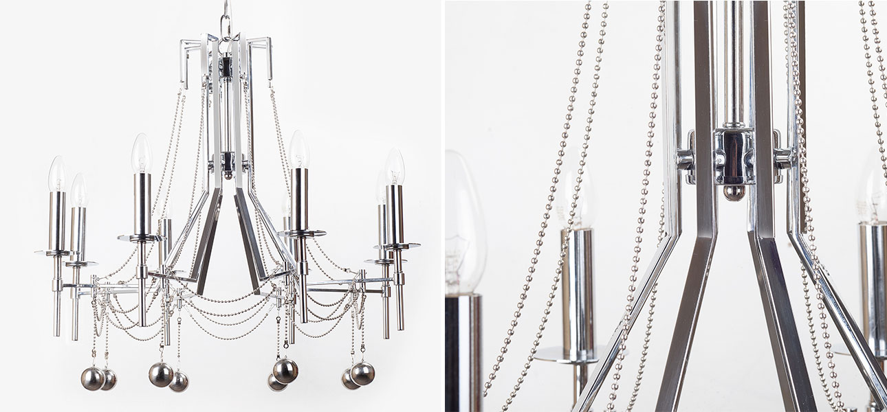 Дизайнерская Люстра Annette silver - фото №1