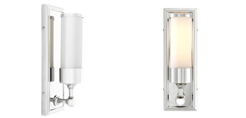 Бра Eichholtz Wall Lamp Valentine Nickel Бра Eichholtz Wall Lamp Valentine Nickel - Loft-Concept в Грозном