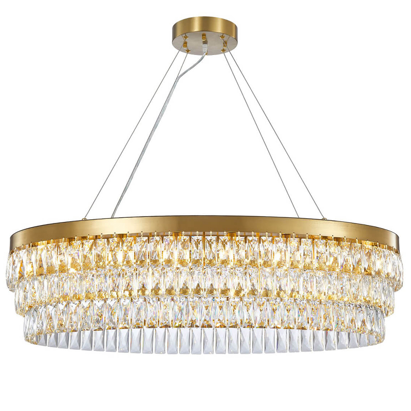 Люстра Melanie Crystal Chandelier Золотой Люстра Melanie Crystal Chandelier Золотой в Грозном | Loft Concept