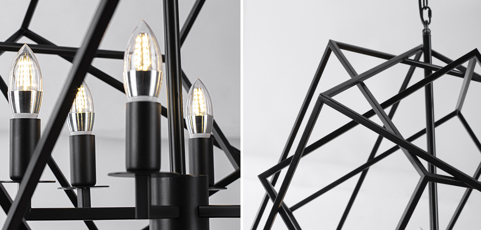 Люстра Cubist Small Chandelier Black Люстра Cubist Small Chandelier Black - Loft-Concept в Грозном