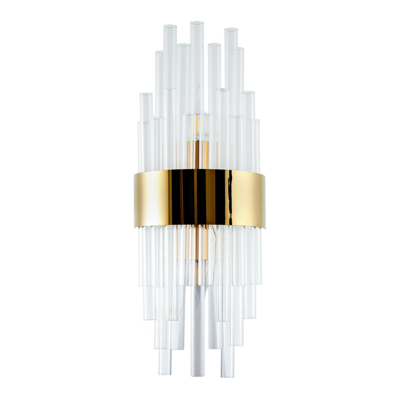 Бра на 2 лампы Flutes Gold Золотой Бра на 2 лампы Flutes Gold Золотой в Грозном | Loft Concept