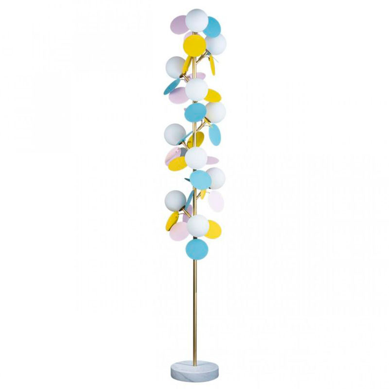 Торшер MATISSE Floor Lamp multicolor Мульти Золотой Белый Торшер MATISSE Floor Lamp multicolor Мульти Золотой Белый в Грозном | Loft Concept