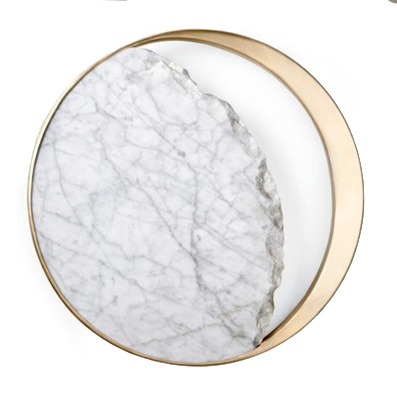 Бра Eclipse WALL LAMP Ginger and Jagger Латунь Белый Мрамор Bianco Бра Eclipse WALL LAMP Ginger and Jagger Латунь Белый Мрамор Bianco в Грозном | Loft Concept