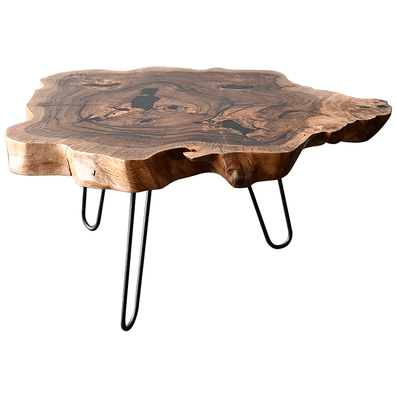 Кофейный стол Rohan Industrial Metal Rust Coffee Table Коричневый Черный Кофейный стол Rohan Industrial Metal Rust Coffee Table Коричневый Черный в Грозном | Loft Concept