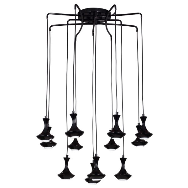 Люстра Tracery Pendant Black Черный Люстра Tracery Pendant Black Черный в Грозном | Loft Concept