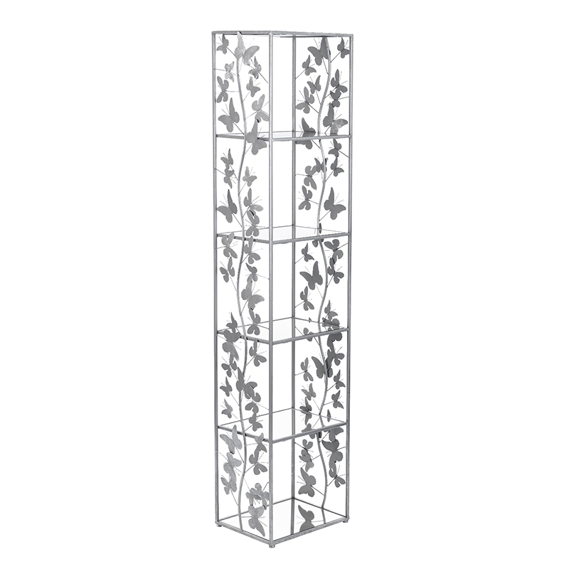 Стеллаж Silver Butterfly Серебряный Стеллаж Silver Butterfly Серебряный в Грозном | Loft Concept