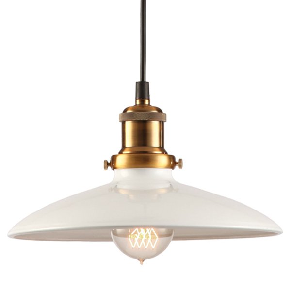 Подвесной светильник Loft Industrial White Bronze Бронза Белый Подвесной светильник Loft Industrial White Bronze Бронза Белый в Грозном | Loft Concept