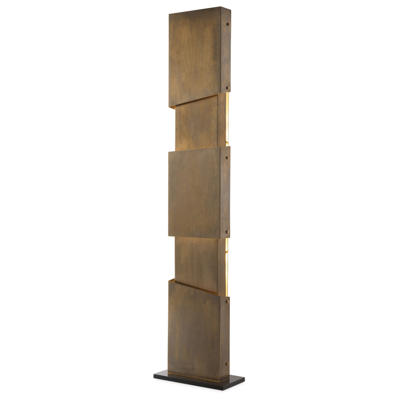 Торшер Eichholtz Floor Lamp Shadow Винтажная латунь Торшер Eichholtz Floor Lamp Shadow Винтажная латунь в Грозном | Loft Concept