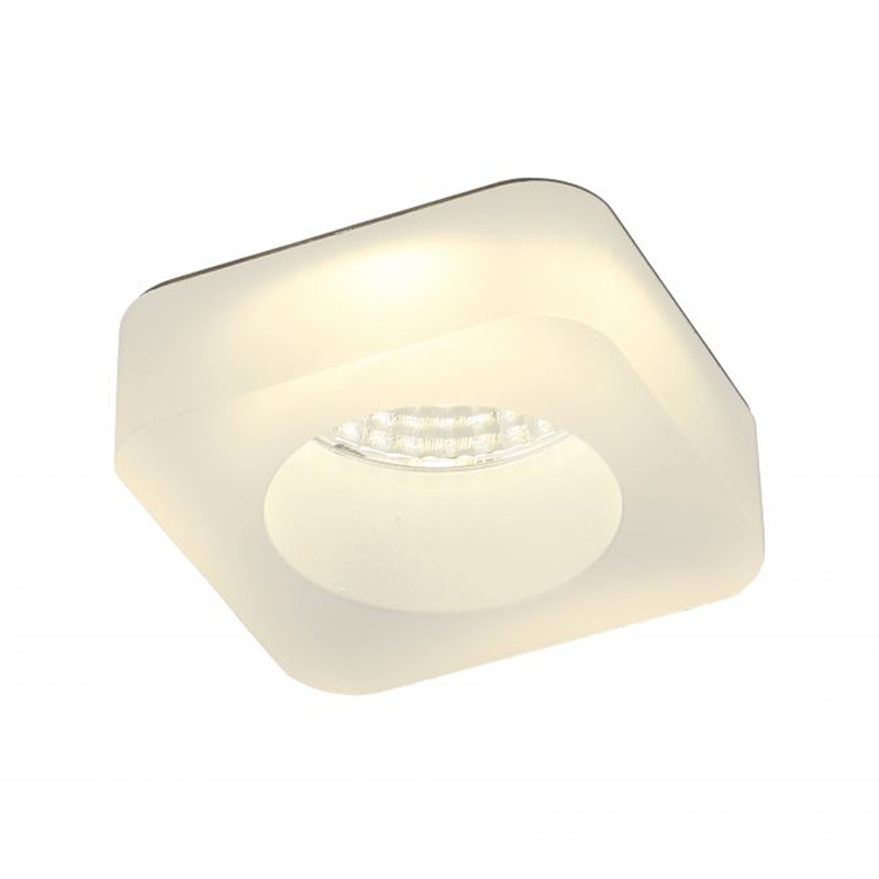 Квадратный светодиодный спот Embedded Light White Белый Квадратный светодиодный спот Embedded Light White Белый в Грозном | Loft Concept