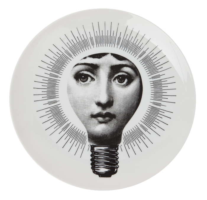 Декоративная тарелка Fornasetti 083 Черный Декоративная тарелка Fornasetti 083 Черный в Грозном | Loft Concept
