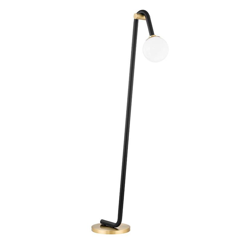 Торшер Paulson floppy floor lamp gold Черный Золотой Торшер Paulson floppy floor lamp gold Черный Золотой в Грозном | Loft Concept
