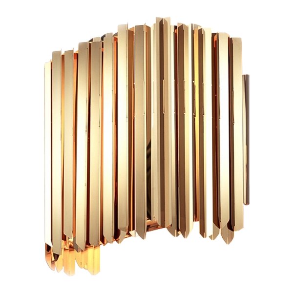 Бра Grace Lightning Facet Wall Lamp Глянцевое золото Бра Grace Lightning Facet Wall Lamp Глянцевое золото в Грозном | Loft Concept