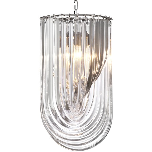 Люстра Chandelier Murano Clear 35 Прозрачный (Transparent) Никель Люстра Chandelier Murano Clear 35 Прозрачный (Transparent) Никель в Грозном | Loft Concept