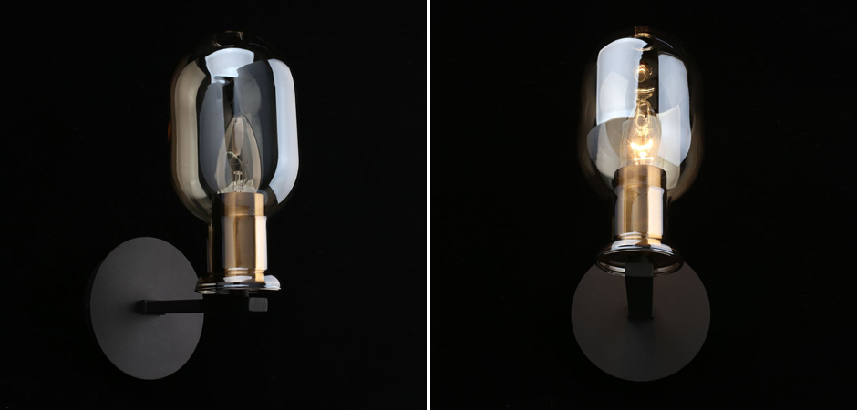 Бра c овальным плафоном Champagne Glass Бра c овальным плафоном Champagne Glass - Loft-Concept в Грозном