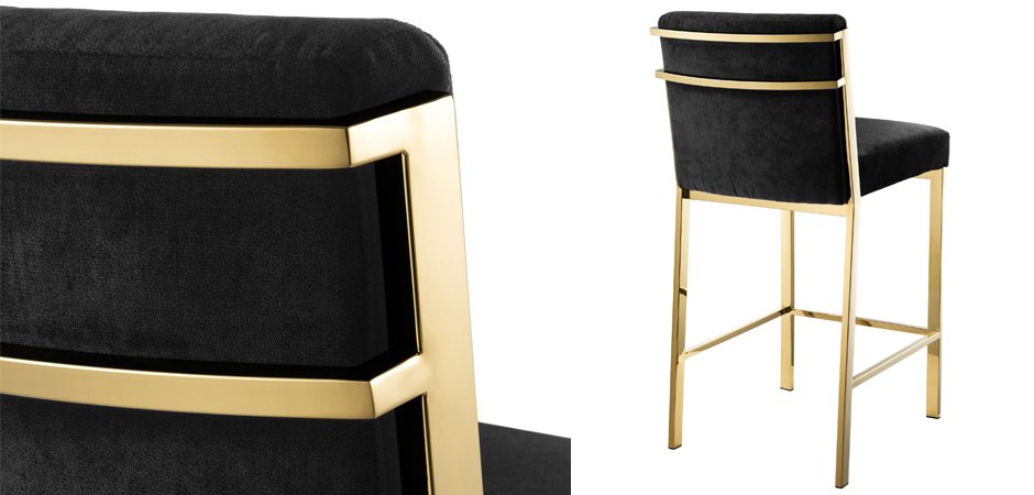 Полубарный стул Eichholtz Counter Stool Scott Gold Полубарный стул Eichholtz Counter Stool Scott Gold - Loft-Concept в Грозном