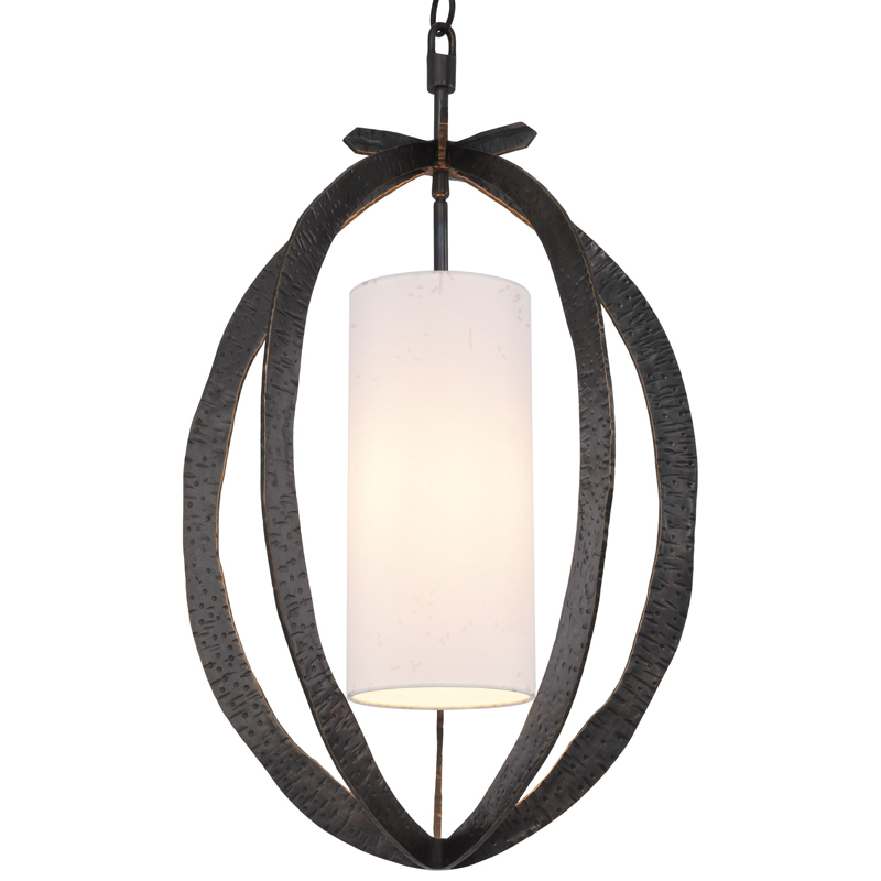 Подвесной светильник Eichholtz Chandelier Luciano bronze Темная бронза Белый Подвесной светильник Eichholtz Chandelier Luciano bronze Темная бронза Белый в Грозном | Loft Concept