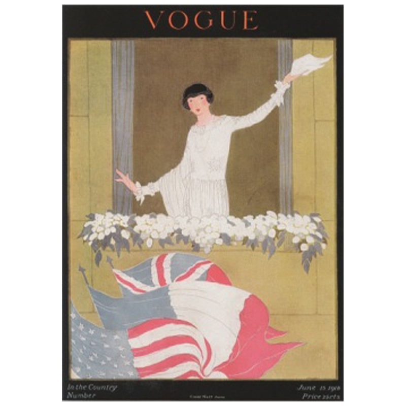 Постер Vogue Cover 1918 June Постер Vogue Cover 1918 June в Грозном | Loft Concept