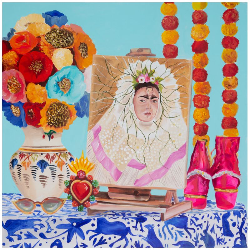 Картина Frida Kahlo - In Her Shoes Мульти Картина Frida Kahlo - In Her Shoes Мульти в Грозном | Loft Concept