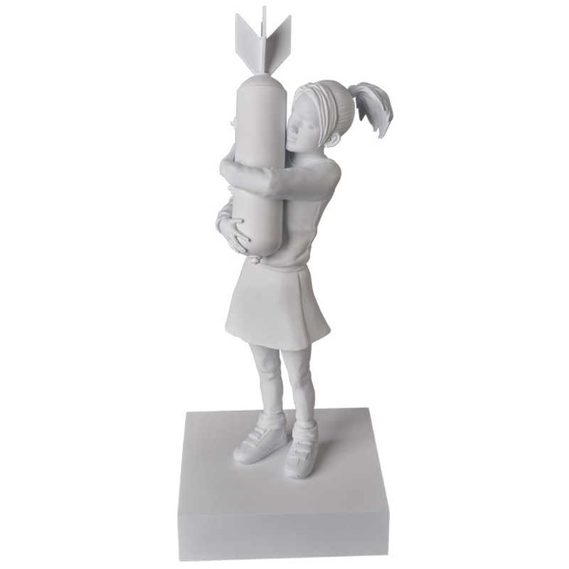 Статуэтка Banksy Bomb Hugger Sculpture White Белый в Грозном | Loft Concept 