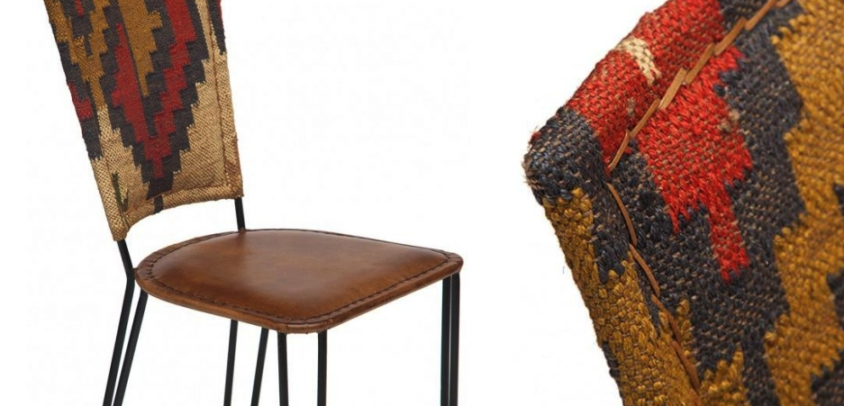 Стул кожаный Kelim Pattern Стул кожаный Kelim Pattern - Loft-Concept в Грозном