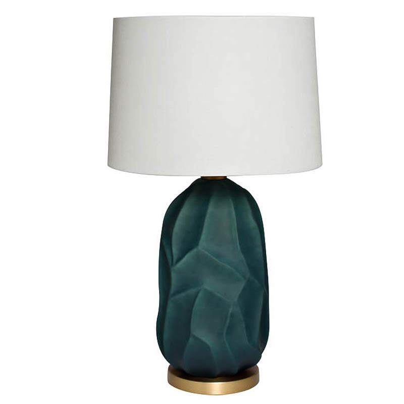 Настольная лампа Birante Table Lamp Малахит Белый Настольная лампа Birante Table Lamp Малахит Белый в Грозном | Loft Concept