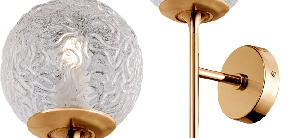 Бра Soranzo Glass Balls Sconces Brass Бра Soranzo Glass Balls Sconces Brass - Loft-Concept в Грозном
