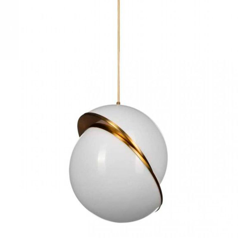 Подвесной Светильник Crescent Celling Lee Broom D 30 см Золотой Белый Подвесной Светильник Crescent Celling Lee Broom D 30 см Золотой Белый в Грозном | Loft Concept