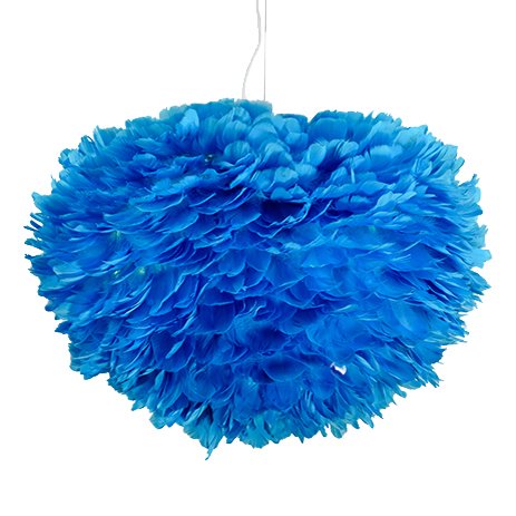 Люстра из перьев Plumage Blue Люстра из перьев Plumage Blue в Грозном | Loft Concept