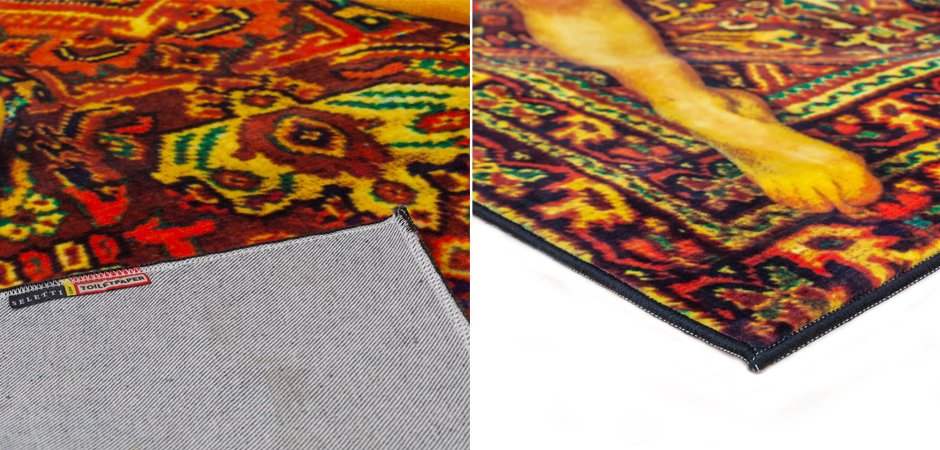 Ковер Seletti Rectangular Rug Lady on Carpet Ковер Seletti Rectangular Rug Lady on Carpet - Loft-Concept в Грозном