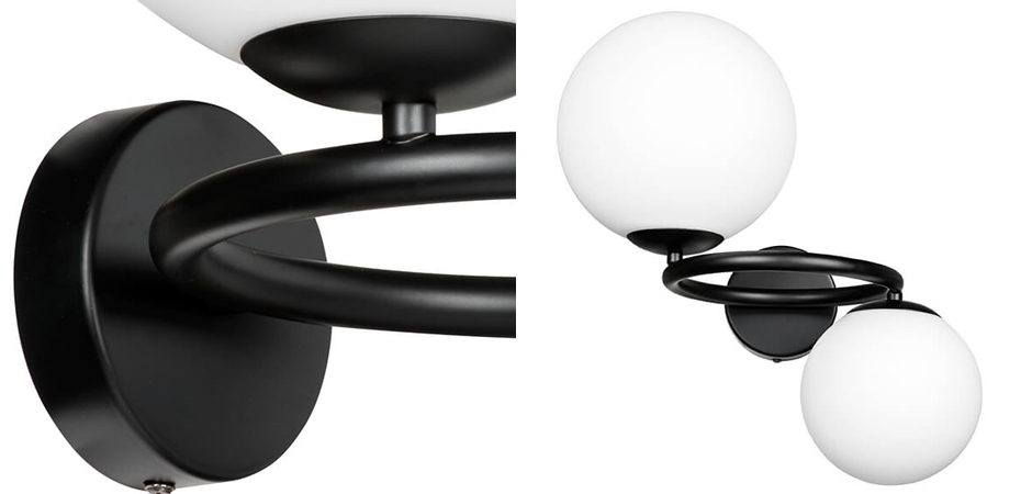 Бра Bubbles on Ring Sconces Black Бра Bubbles on Ring Sconces Black - Loft-Concept в Грозном