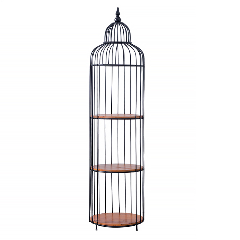 Стеллаж High Cage Rack Коричневый Черный Стеллаж High Cage Rack Коричневый Черный в Грозном | Loft Concept