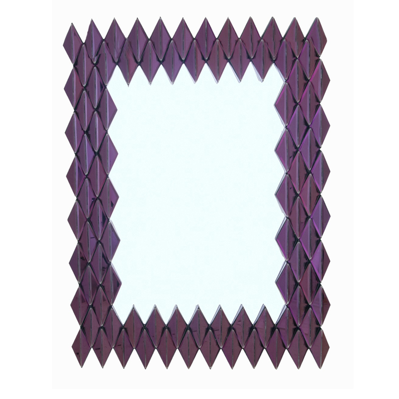 Зеркало Purple Rhombuses Mirror Фиолетовый Зеркало Purple Rhombuses Mirror Фиолетовый в Грозном | Loft Concept