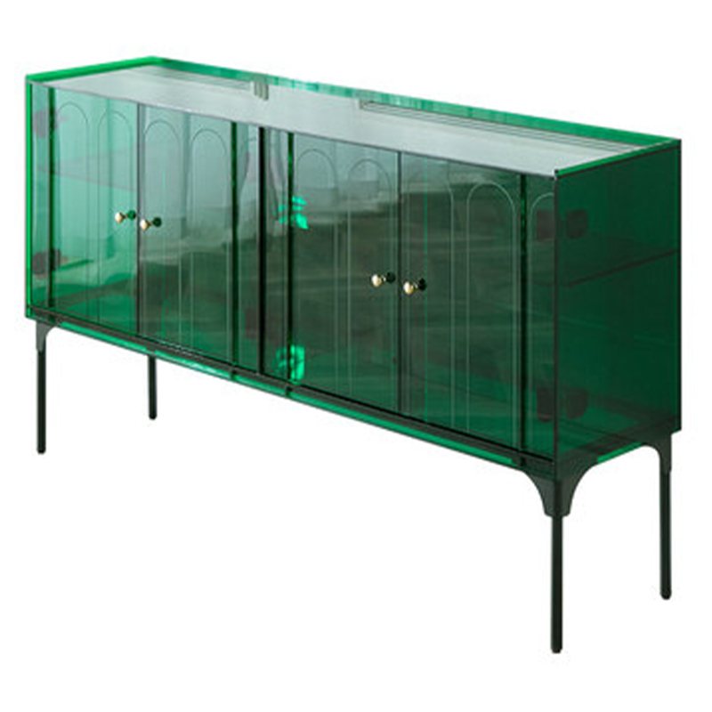 Зеленый комод из акрила Green Acrylic Furniture Chest of Drawers Зеленый в Грозном | Loft Concept 