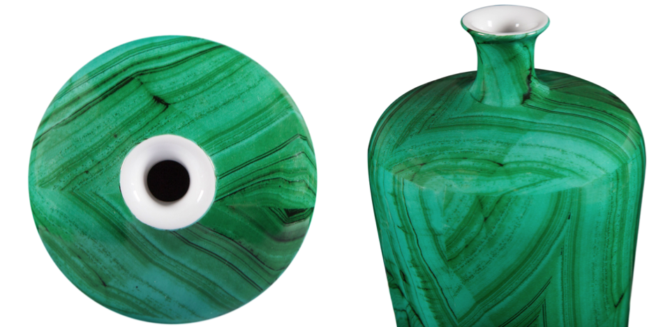 Ваза Malachite Vase flask Ваза Malachite Vase flask - Loft-Concept в Грозном