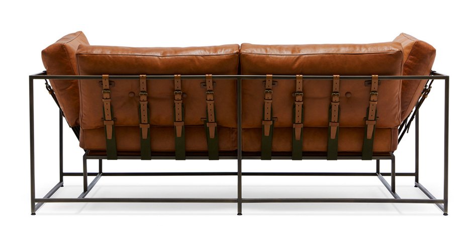 Двухместный диван Two Seat Encounter Leather Sofa Двухместный диван Two Seat Encounter Leather Sofa - Loft-Concept в Грозном