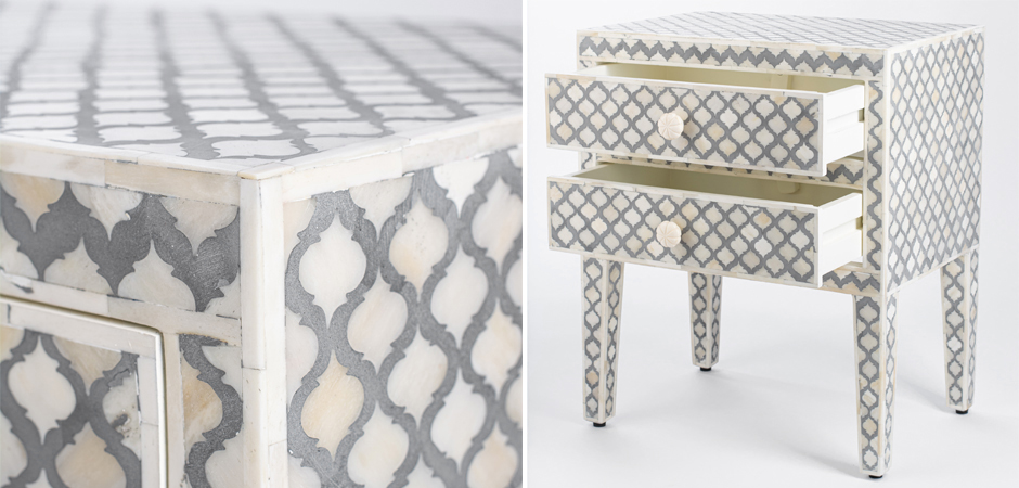Тумба BEDSIDE CABINET 2 DRAWER Тумба BEDSIDE CABINET 2 DRAWER - Loft-Concept в Грозном
