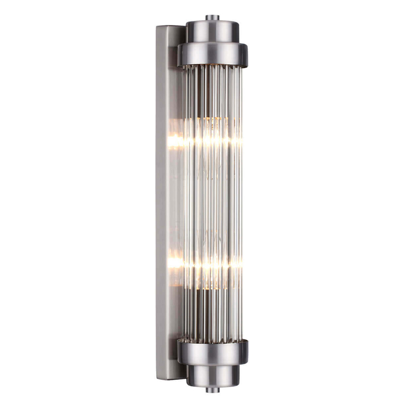 Бра Dirck Glass TUBE Sconce Nickel Никель Бра Dirck Glass TUBE Sconce Nickel Никель в Грозном | Loft Concept