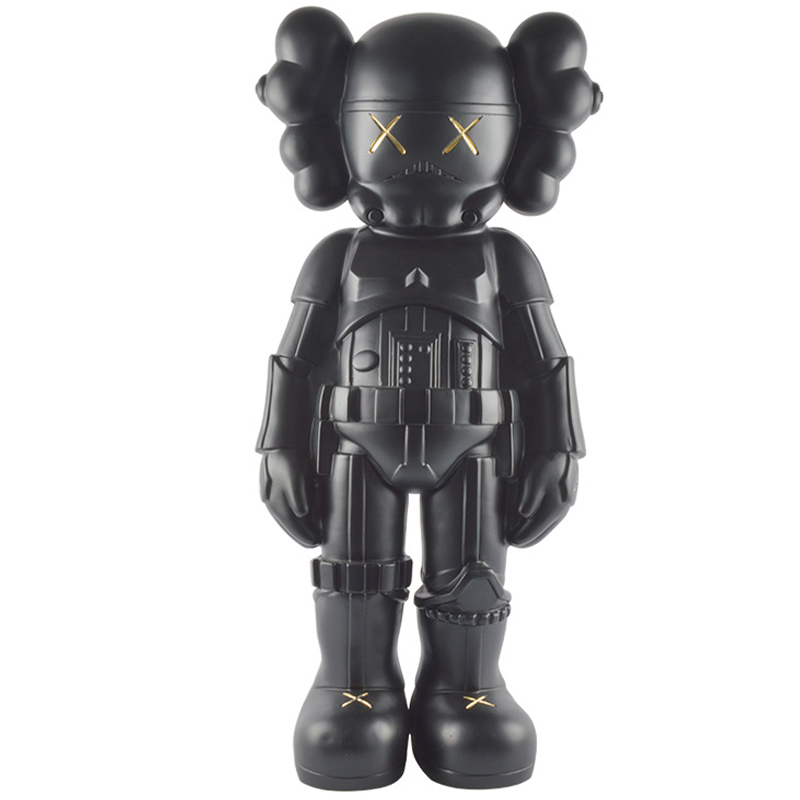 Статуэтка KAWS Black Soldier Gold X Черный Золотой Статуэтка KAWS Black Soldier Gold X Черный Золотой в Грозном | Loft Concept