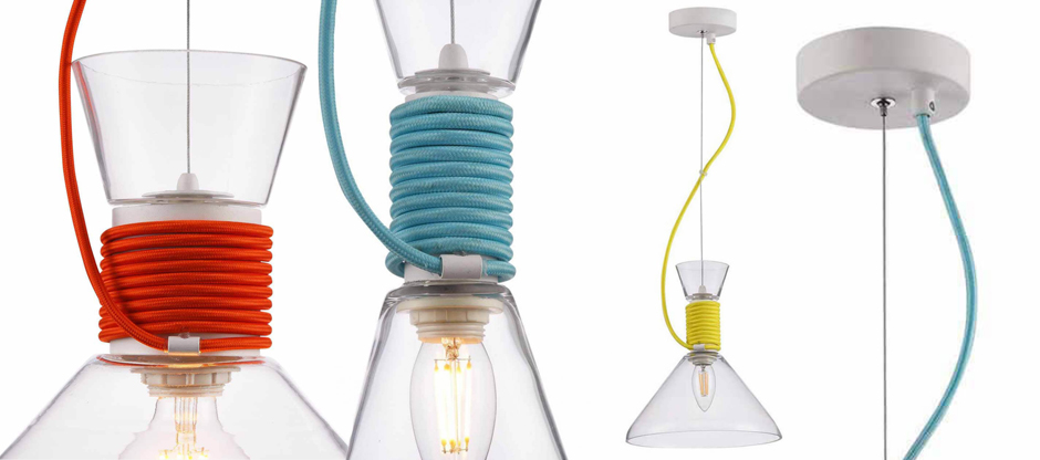 Подвесной Светильник Lamp With Multi-Colored Ropes Подвесной Светильник Lamp With Multi-Colored Ropes - Loft-Concept в Грозном