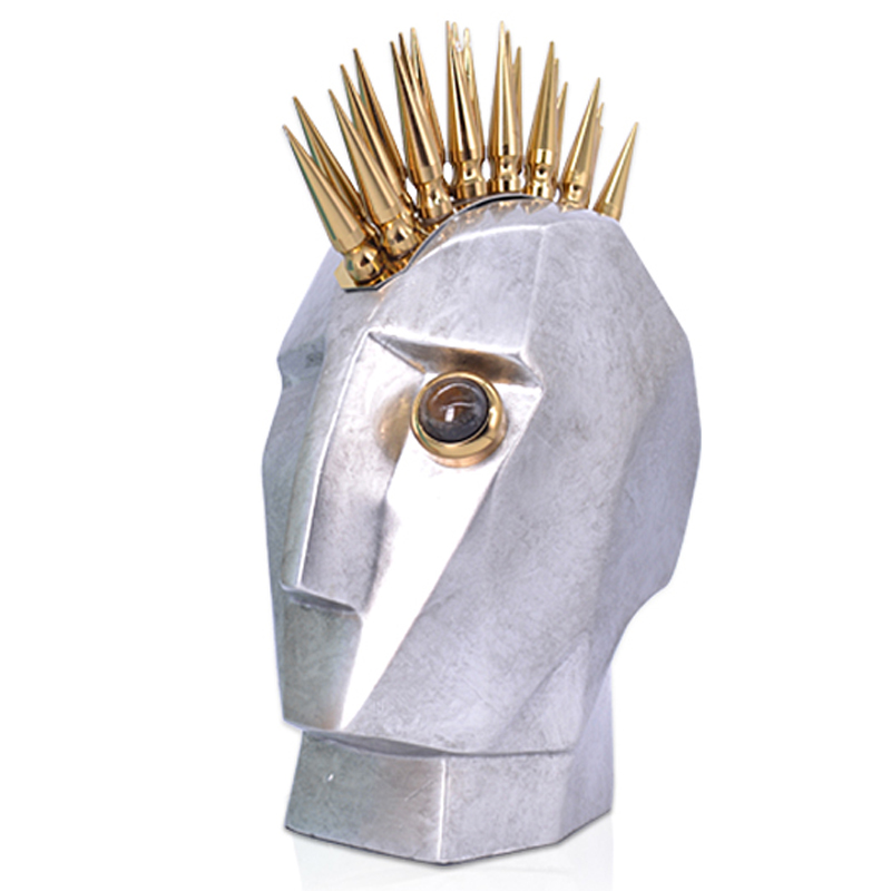 Аксессуар Kelly Wearstler Head Trip Sculpture Silver Серебряный Глянцевое золото Аксессуар Kelly Wearstler Head Trip Sculpture Silver Серебряный Глянцевое золото в Грозном | Loft Concept