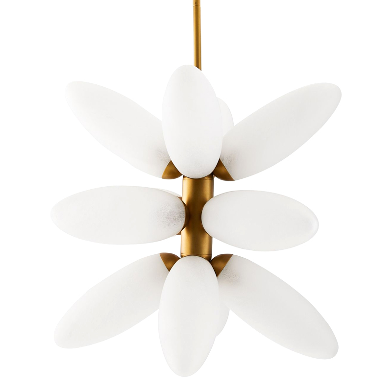 Люстра Arteriors STARLING CHANDELIER Золотой Белый Люстра Arteriors STARLING CHANDELIER Золотой Белый в Грозном | Loft Concept