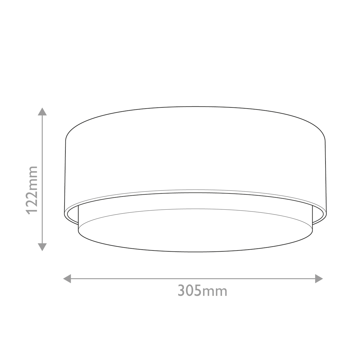 Потолочный светильник круглой формы с белым матовым плафоном Hinkley в Грозном