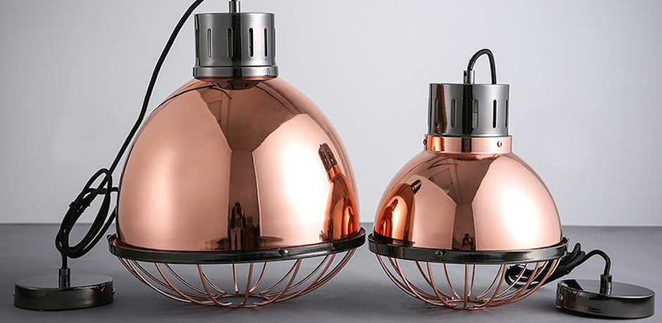 Подвесной светильник Ufo Copper Pendant Big Подвесной светильник Ufo Copper Pendant Big - Loft-Concept в Грозном