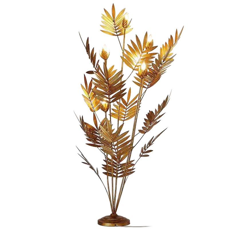 Торшер Palm Leaves Gold Las Palmas Floor Lamp Золотой в Грозном | Loft Concept 